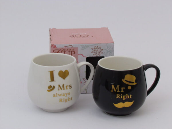 Šolja keramička NB mrs-mr right
